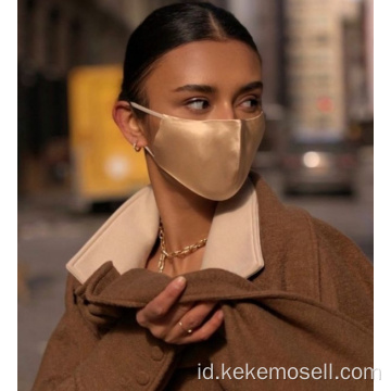 100% Nature Silk Face Mask dengan Filter